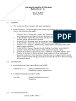 Guide Specifications For NCE Escalator by Otis Elevator Co