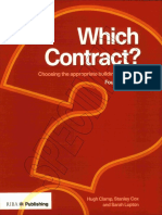 Which Contract - Choosing Appropriate Building Contract