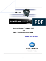 Konica Minolta FIRMWARE List