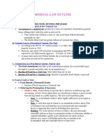 FINAL - Criminal Law Outline