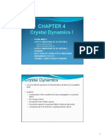 Chapter 4 (Crystal Dynamics I) (Compatibility Mode)