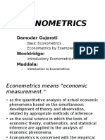 Econometrics: Damodar Gujarati