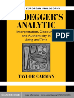 Carmen 2003, Heidegger's Analytic PDF