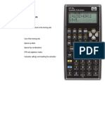 Hewlett Packard HP-35s Training Aids