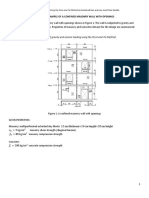 Strut and Tie Examplw Wall Masonry