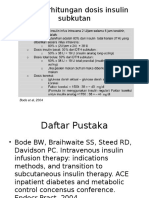 Dosis Insulin Subkutan Dari I.V