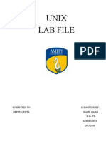 Unix Lab File