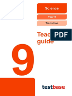 Y9 Science Transition Test Teacher Guide