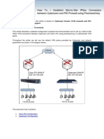 How To - Establish VPN Tunnel Between Cyberoam and Cisco PIX Using Preshared Key