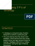 Mintzberg's 5 P's of Strategy