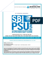 SBI PSU Fund NFO Application Form