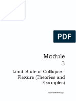 Limit State of Collapse Flexure (Theories and Examples)