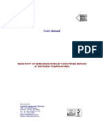 Resistivity Four Probe