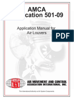 AMCA Publication 501-09 - Application Manual For Air Louvers - Preview