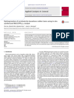 Hydrogenation of Acrylonitrile-Butadiene Rubber Latex Using in Situ Synthesized RHCL (PPh3) 3 Catalyst