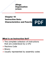 William Stallings Computer Organization and Architecture 7 Edition Instruction Sets: Characteristics and Functions