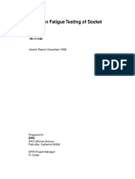 Fatigue Testing in Socket Welds