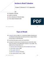 Introduction To Bond Valuation