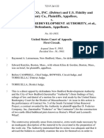 D. Federico Co., Inc. (Debtor) and U.S. Fidelity and Guaranty Co. v. New Bedford Redevelopment Authority, 723 F.2d 122, 1st Cir. (1983)