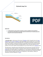 Hydraulic Jump Experiment (Complete Report)