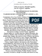 United States of America, Charles M. Carberry v. International Brotherhood of Teamsters, Chauffeurs, Warehousemen and Helpers of America, Afl-Cio the Commission of La Cosa Nostra Anthony Salerno, Also Known as Fat Tony Matthew Ianniello, Also Known as Matty the Horse Nunzio Provenzano, Also Known as Nunzi Pro Anthony Corallo, Also Known as Tony Ducks Salvatore Santoro, Also Known as Tom Mix Christopher Furnari, Sr., Also Known as Christie Tick Frank Manzo Carmine Persico, Also Known as Junior, Also Known as the Snake Gennaro Langella, Also Known as Gerry Lang Philip Rastelli, Also Known as Rusty Nicholas Marangello, Also Known as Nicky Glasses Joseph Massino, Also Known as Joey Messina Anthony Ficarotta, Also Known as Figgy Carmen Parise, Eugene Boffa, Sr. Francis Sheeran Milton Rockman, Also Known as Maishe John Tronolone, Also Known as Peanuts Joseph John Aiuppa, Also Known as Joey O'brien, Also Known as Joe Doves, Also Known as Joey Aiuppa John Philip Cerone, Also Known as Jackie th