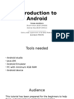 Introduction To Android