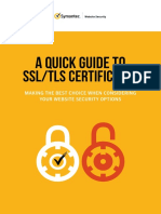 A Quick Guide To: SSL/TLS Certificates