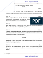 Ise-Vii-data Warehousing and Data Mining (10is74) - Notes