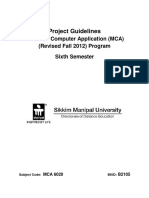 MCA6020 Project Manual