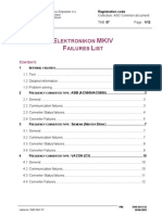 MkIV Failure Codes