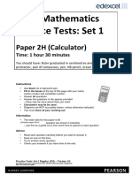 05a Practice Test Set 1 - Paper 2H