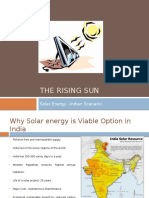 The Rising Sun: Solar Energy - Indian Scenario