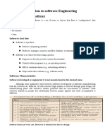 Unit-I: Introduction To Software Engineering: The Evolving Role of Software