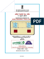 Alstom Digicode - Maintenance Handbook On Audio Frequency Track Circuit Ver2