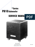 JBL PB10 Service Manual