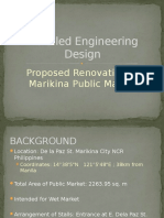 Detailed Engineering Design of Marikina Public Market