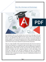 AngularJS - What, Why, Advantages and Disadvantages