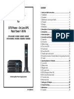 CPO-N 1-3KR Rack Tower User Manual