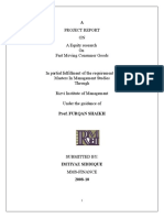 Equity Research On FMCG