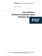 Cost-Effective Database Scalability Using Database Sharding