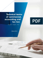 KPMG Technical Terms Commercial Accounting and Tax Law