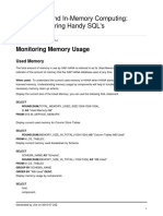 Hana Monitoring Handy Sqls