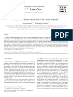 Trends in Catalytic Activity For SOFC Anode Materials