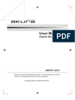 TV Freeview Akura AMTDT-2010 Manual