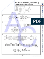 HYUNDAI A4AF3, A4BF3 (Accent 2000-2007, Matrix 2003 ) 4 SPEED FWD With Lock Up (Electronic Control)