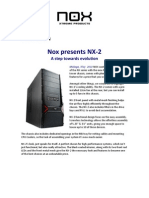 Nox NX2 Case Specifications