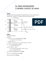 Ultimate Bearing Capacity of Single Piles PDF