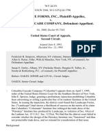 Landscape Forms, Inc. v. Columbia Cascade Company, 70 F.3d 251, 2d Cir. (1995)