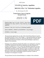 United States v. Juan Manuel Rodriguez, A/K/A "Al,", 950 F.2d 85, 2d Cir. (1991)