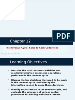 The Revenue Cycle: Sales To Cash Collections